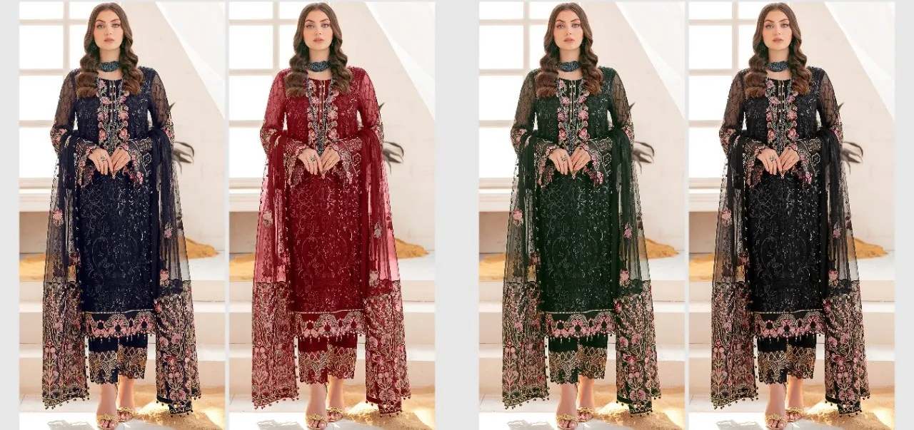 Индийская Пакистанская одежда тяжелая работа SalwarKameezWithDupatta индийский экспортер и поставщик