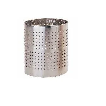 Garbage Can Container Outdoor Street Dustbin Perforated Handmade Trash Can Dustbin Metal Mesh Waste Bins Waste Basket