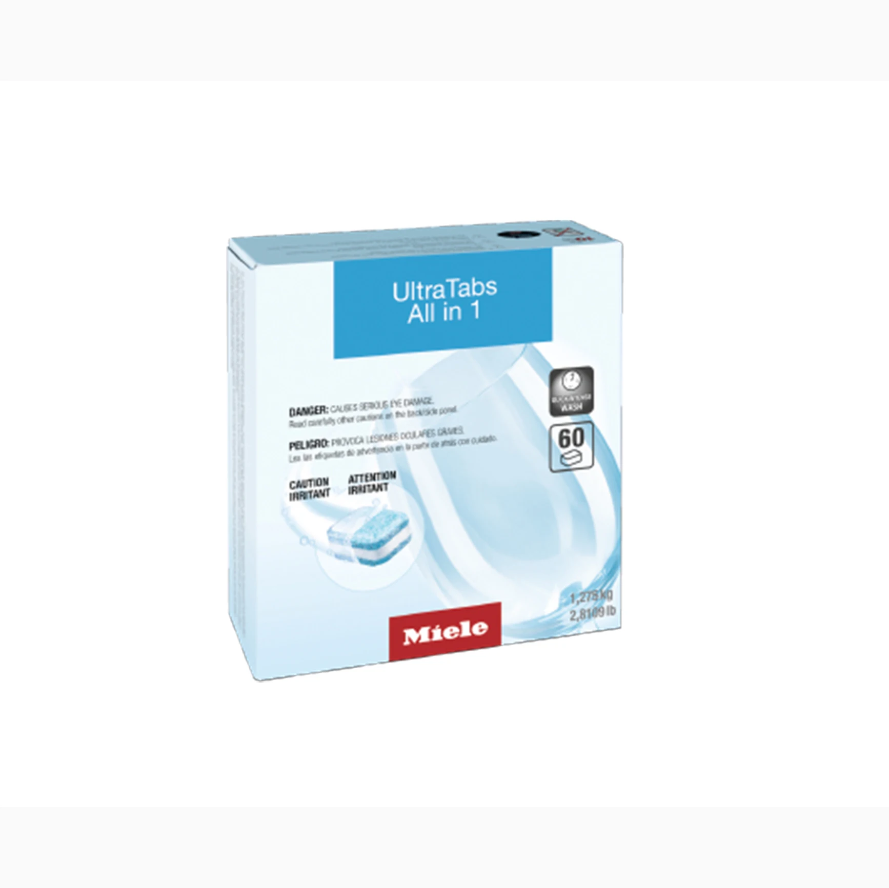 UltraTabs All in 1, 60 tabs for best cleaning results in Miele