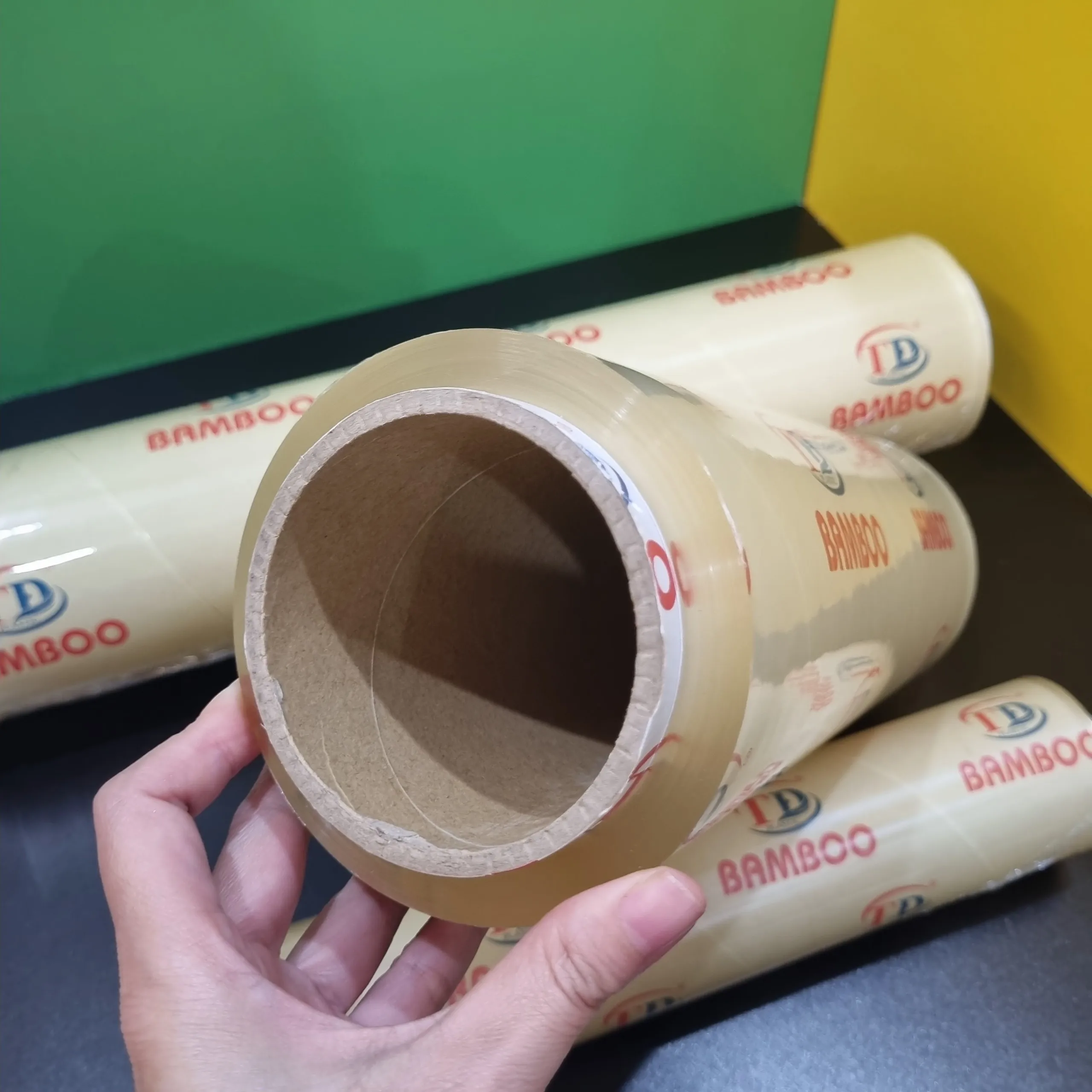 PVC food wrap film cling wrap packing film jumbo home and kitchen Factory High quality low price