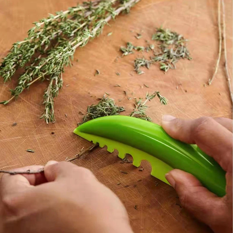 Пластиковый разделитель листьев измельчитель режущий слайсер устройство для зачистки овощей фруктов ручной резак травы