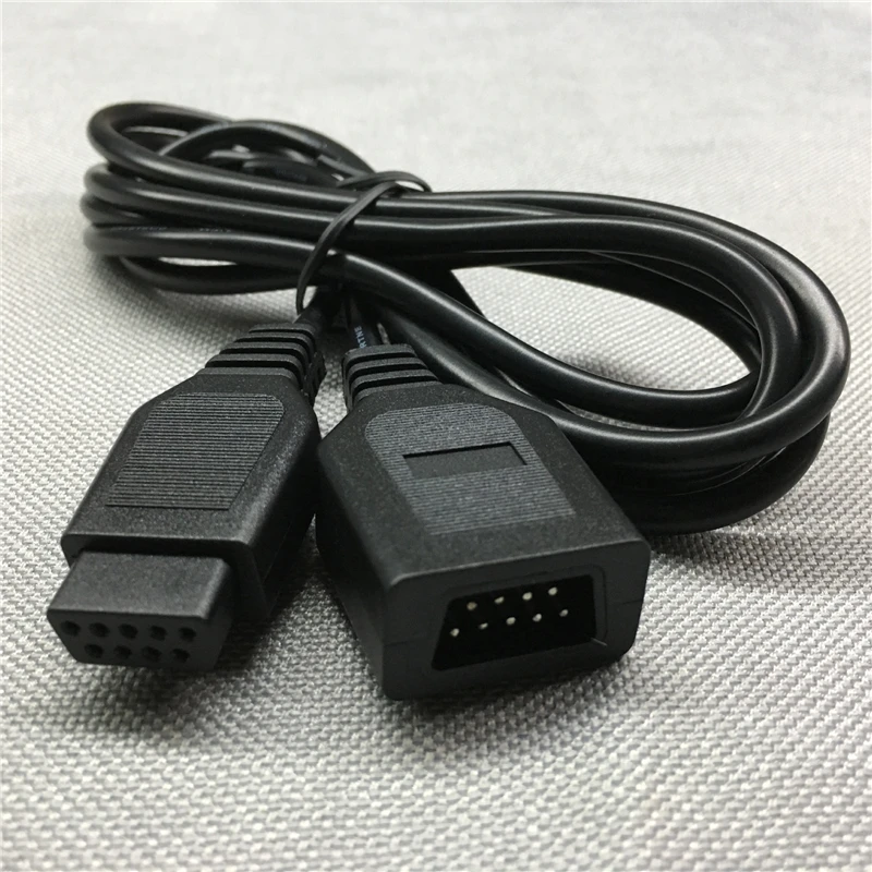 1.8M Wired Gamepad Controller Extension Cable for SEGAMD1/2/3 for MEGA Drive 2 For Sega Genesis MD2 Game Controller 9Pin Cable
