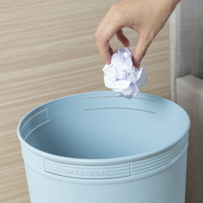 Hoty selling Hiro round wastepaper bin 5L Primay PP Plastic Colored masterbatch
