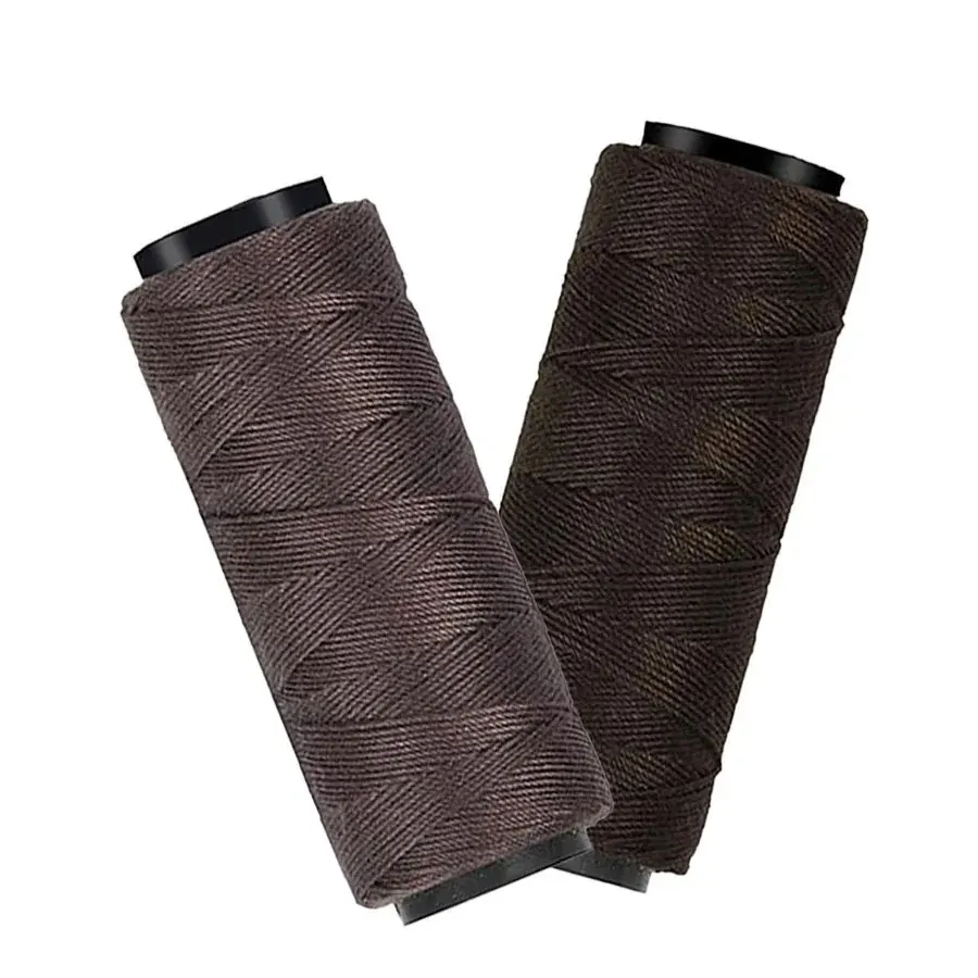 Brown Blonde Custom Color Hair Extension Thread Sewing Nylon Bonded Threads Using For Hand Sewing Hair Extensions