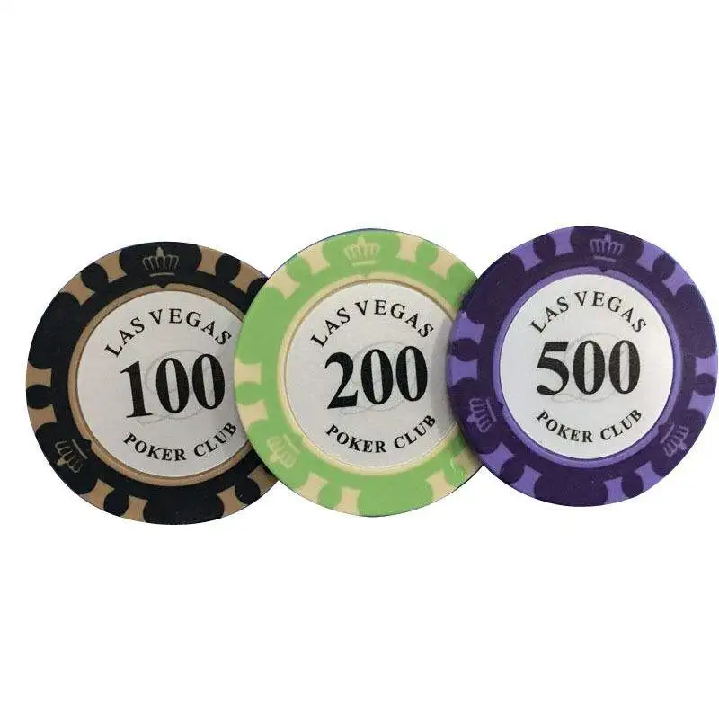 Wholesale High Quality Professional Luxury Unique European Casino Royale Cheap Blank Real Clay Composite Custom Ept Poker Chips