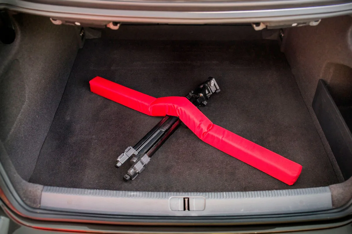 Adjustable & Flexible Car Trunk Foam Positioner Organizer, Non-slip Trunk Cushion Lifter