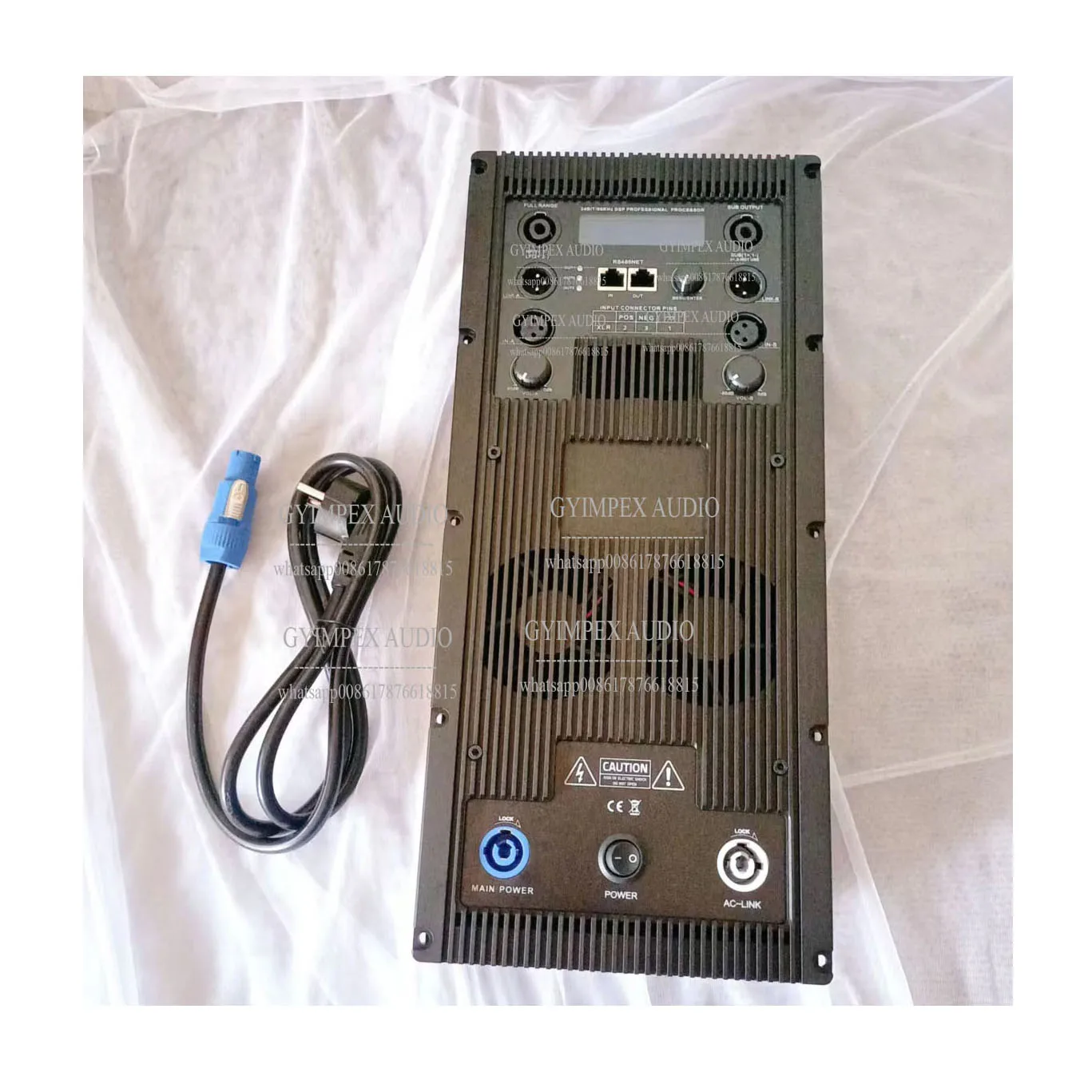 DSP393DS  dsp amp module waterproof audio power amplifier module DSP inside 3 way outdoor plate amplifier 800W+800W+1200W
