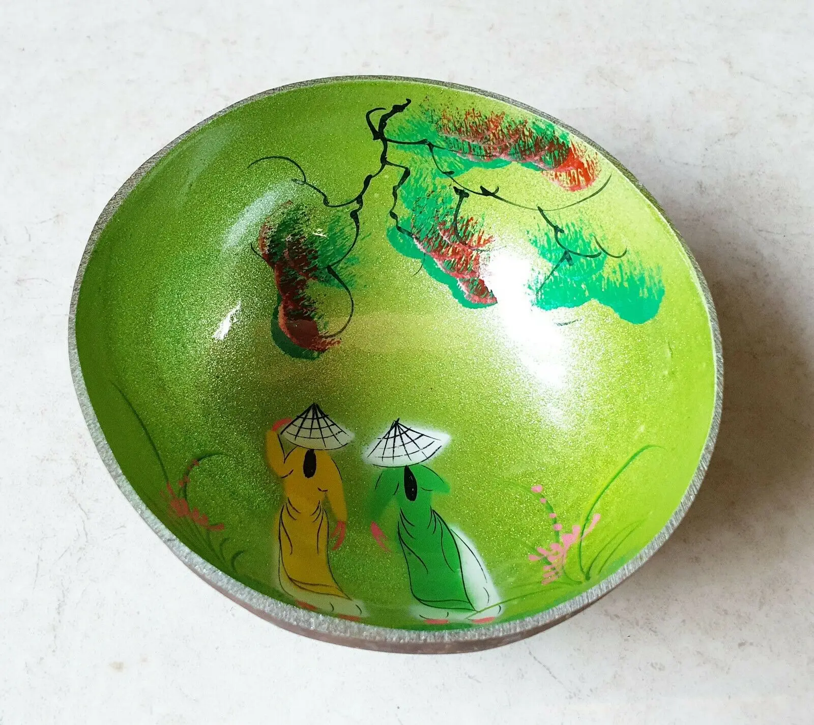 Ручная работа, лак, чаша из кокосовой скорлупы, декоративные чаши, большое количество, индивидуальная Настройка, принимается Премиум, лучший продавец