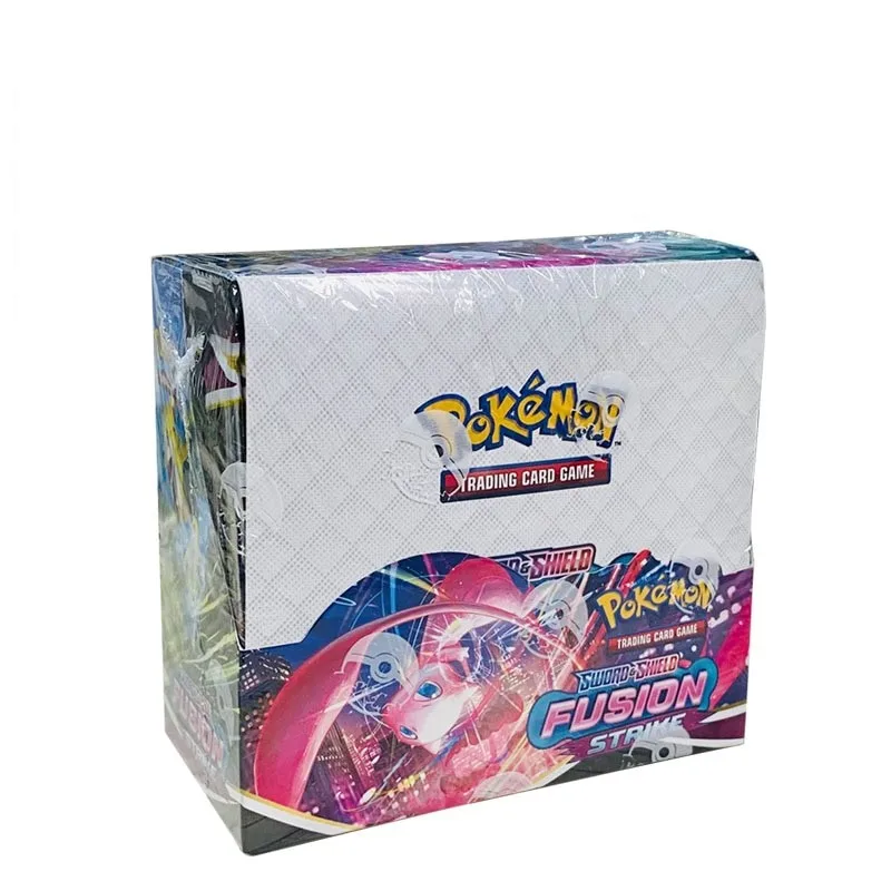 324/360Pcs Pokmon English French Spanish TCG: Hidden Fates Evolutions Booster Collectible Trading Card Game Interactive Toy