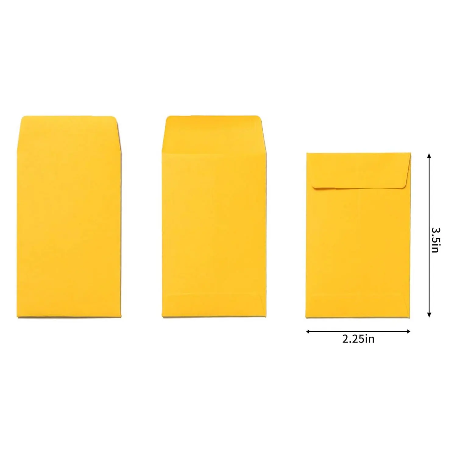 Colorful Small Coin Envelopes Self-adhesive Seed Envelopes Mini Parts Small Items Storage Packets Envelopes For Garden, Office