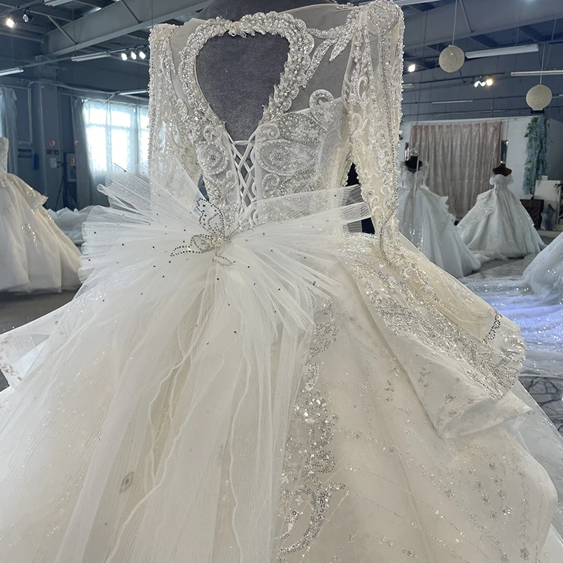 Wholesale Square Neck Ball Gown Dresses Women Lady Elegant Wedding