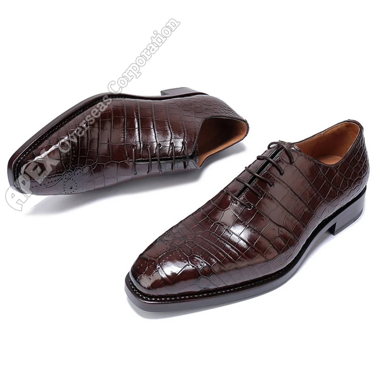 Formal Alligator Oxford Alligator Leather Dress Shoes Men Crocodile Pattern Leather Shoes High Quality Business Shoes for men