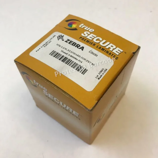 Zebra 800084-914 Clear Laminating Film 1mil For Zebra Card Printer ZXP Series 8 Zebra ZXP Series 9