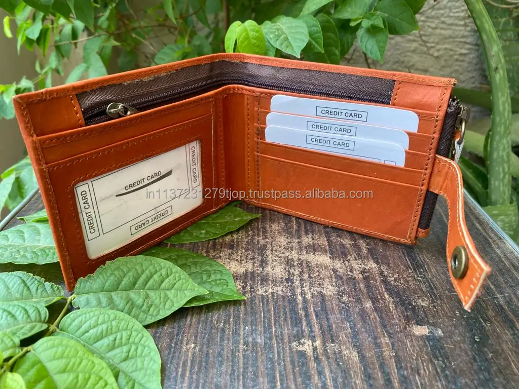 Genuine Leather Wallet Slim Leather Multi Uses Wallet Handicraft Stylish Wallets
