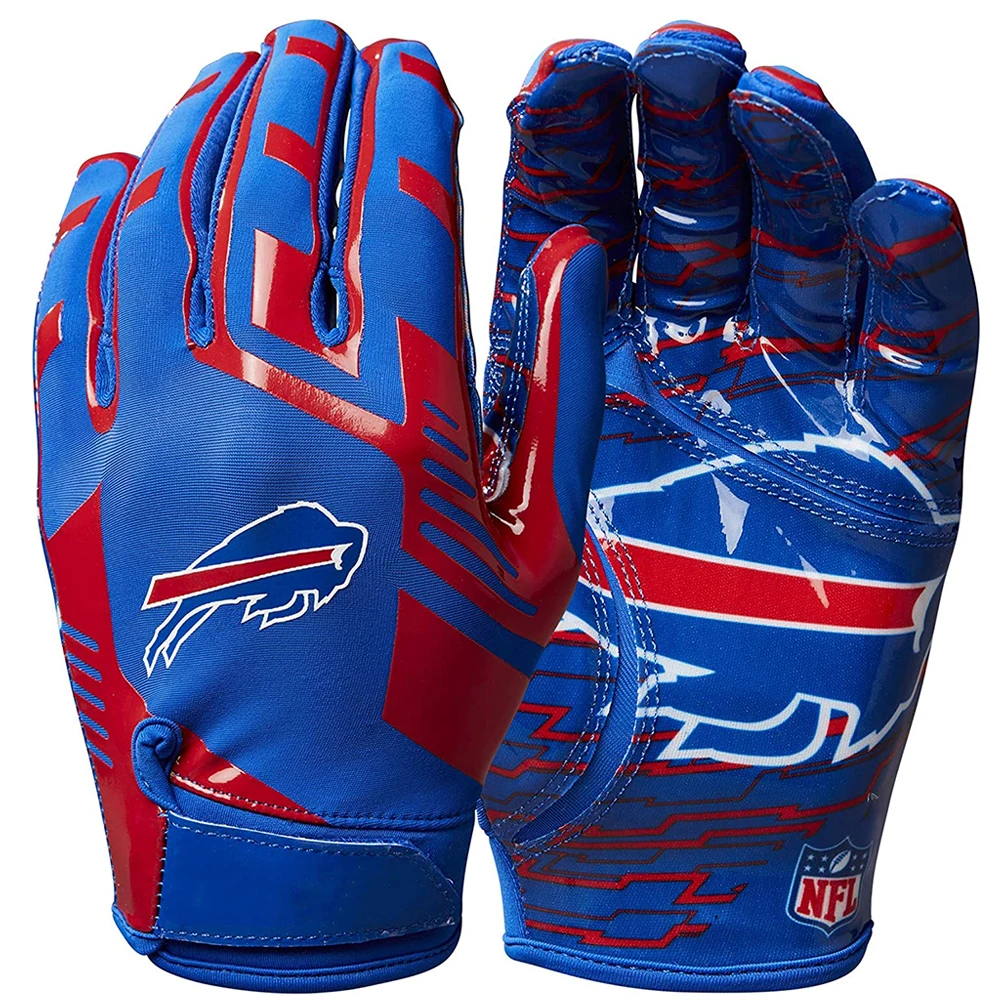 Customized Printed Professional Custom American Football Gloves Design Your Own American Football Gloves