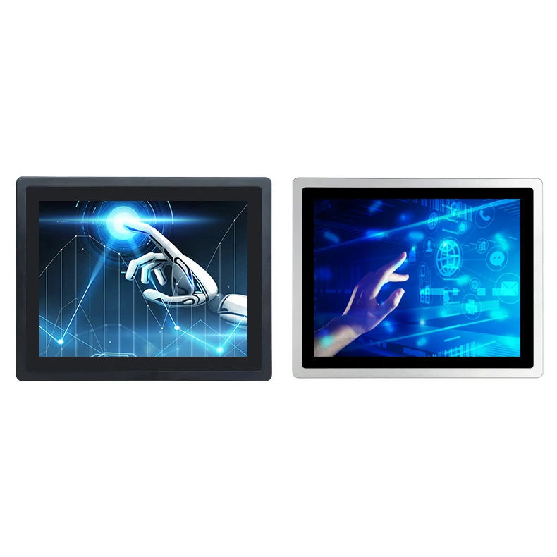 IP65 Waterproof Fanless Industrial PC 10 10.4 12.1 15 17 Inch ipc Linux Embedded Touch Screen All in One Computers Panel Pc