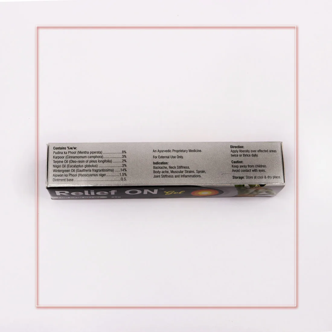 Direct Factory Sale Health Benefits Relief On Gel Ayurveda Gel For The Relief Of Muscle Joint And Back Pain