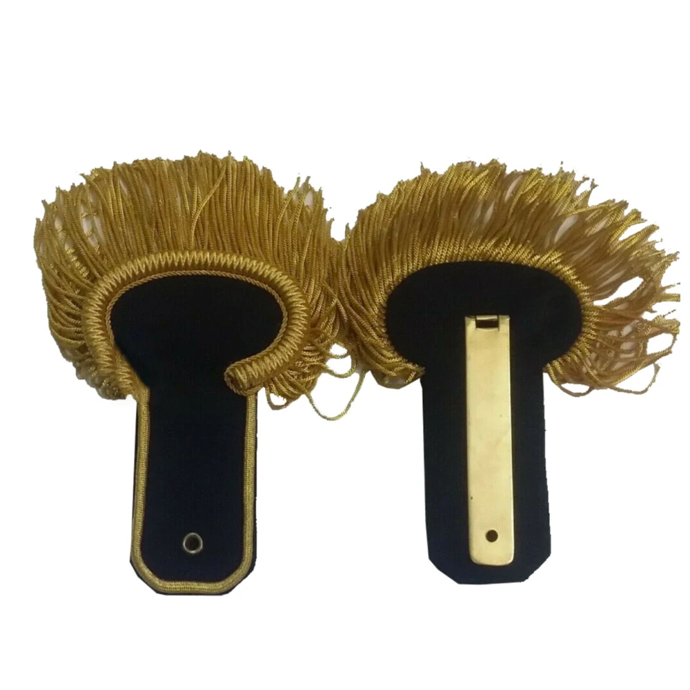 Black And Golden Contrast Color High Quality Newest Ceremonial Shoulder Board By CAVALRY SKT COMPANY