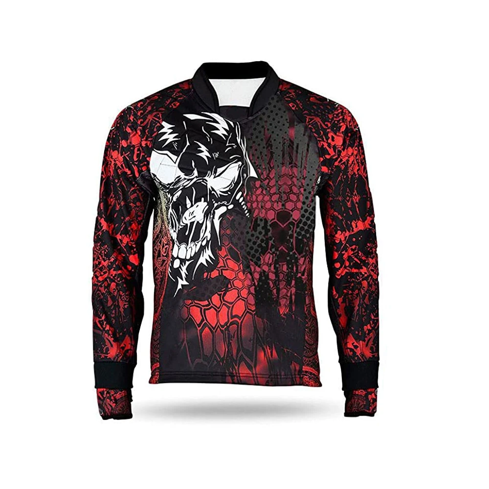 Water Resistant Breathable Wholesale High Quality Paintball Jerseys Custom New Design Full Sleeve Stylish Paintball Jersey