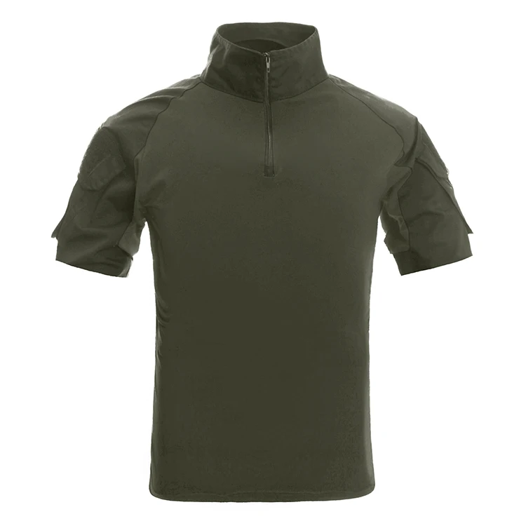 Hot Sale Men Tactical Combat T Shirt Custom OEM Manufacturer Long Sleeve T Shirt Camouflage Uniform  XXL