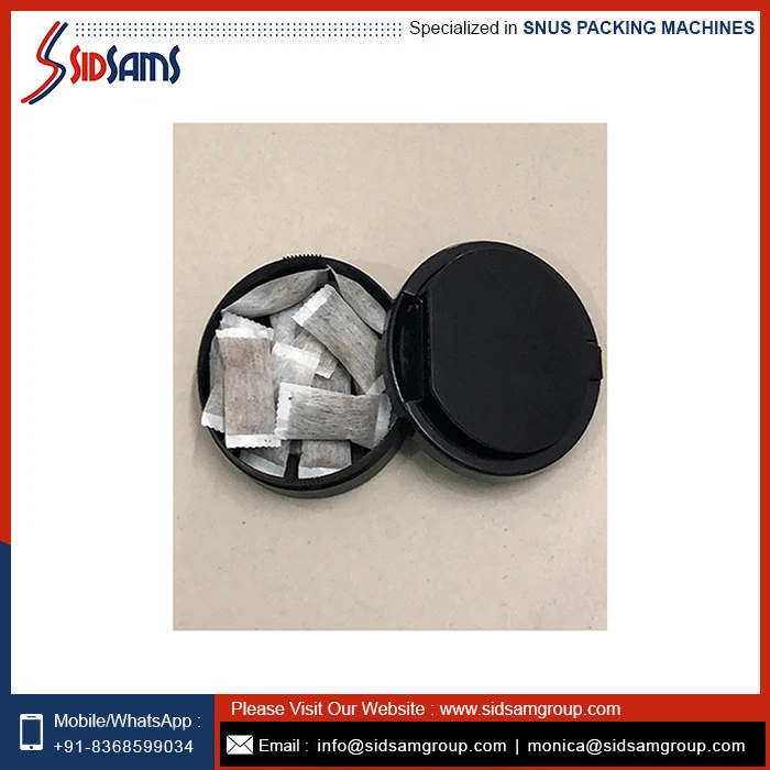 Factory Wholesale Custom Plain Round Top Quality High Grade  Custom Design Snus Cans From India