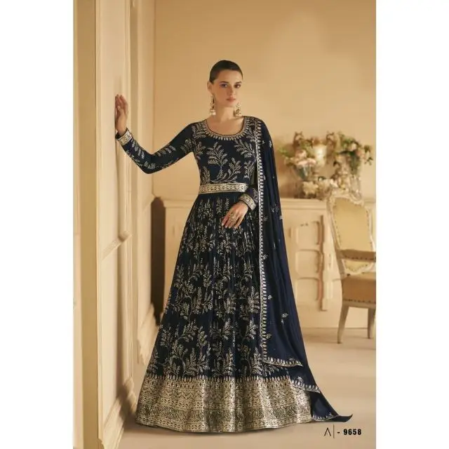 New Designer Modern Collection Indian Export Real Georgette Salwar Kameez With Dupatta With Embroidery Work Worldwide Supplier