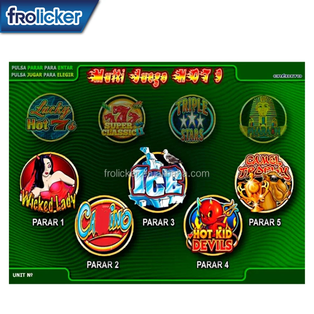 New Video Game PCB board Multi Juego Hot 9 tragamonedas maquina de juegos
