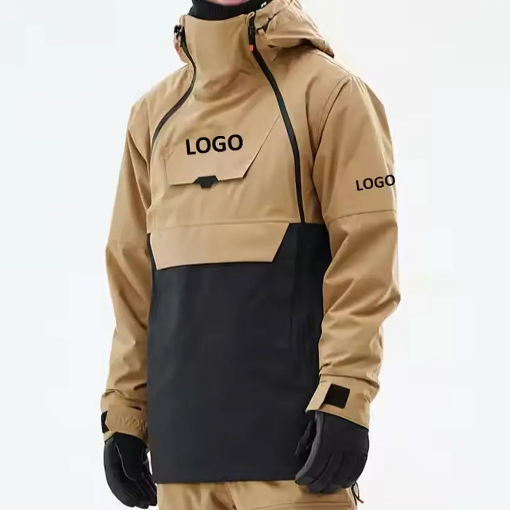 Custom Monteec Ski jacket men Waterproof Pants Monteec Snowboard jacket with hooded Windbreaker Ski & Snow Gear