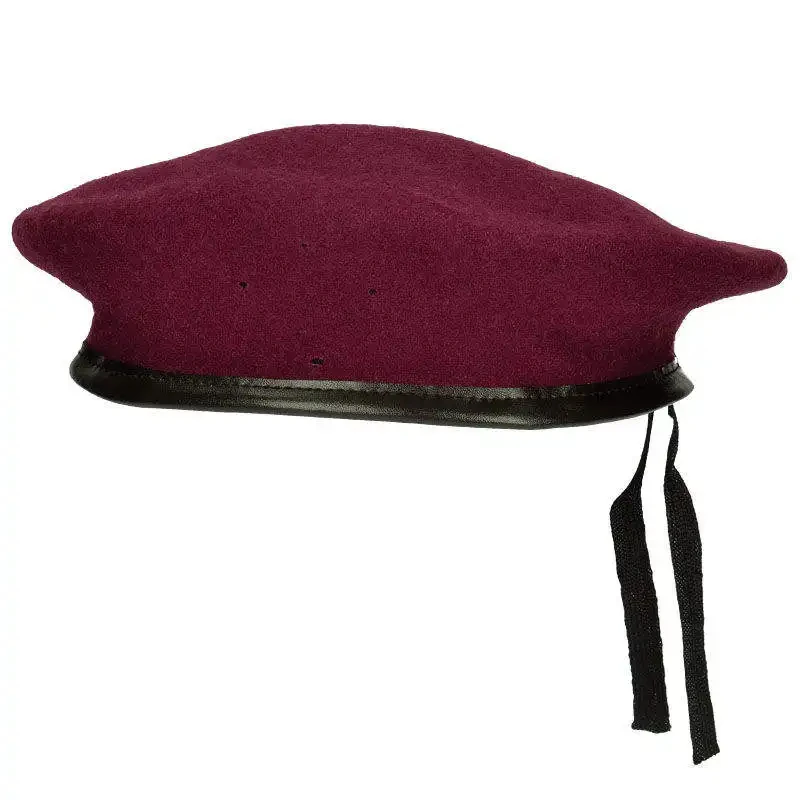 Best Quality 100% Wool Beret Hat Custom Wholesale New Design Beret Caps for Men and Women Unisex Style for Sports