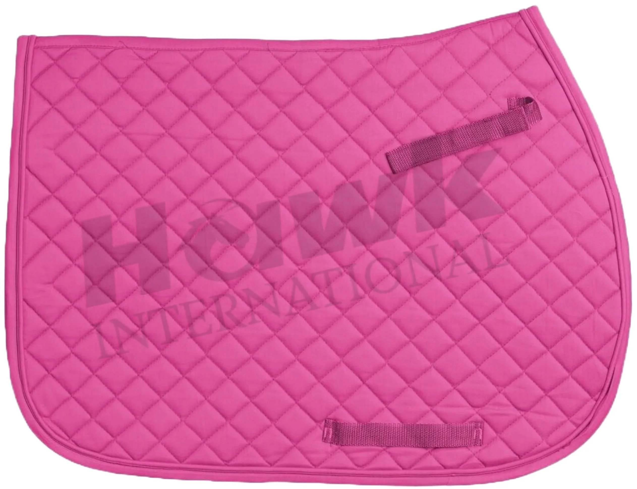 Top Quality Horse Pink English Saddle Pad Dressage Pad Equestrian Products Racing Pad For Horse Riding At Affordable price