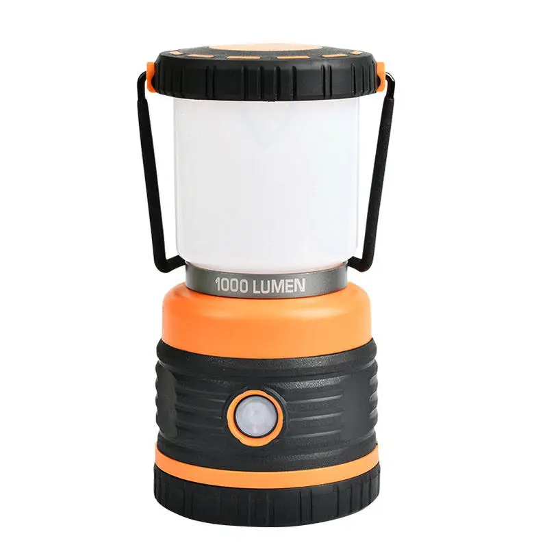 Outdoor Abs Plastic Camping Light New Abs Rubber Material Waterproof 1000 Lumen Camping Lamp Lantern with 4 Modes