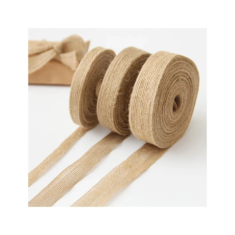 Customizable Natural Jute Rolls for Upholstery Bag Making and Craft Projects Strong and Versatile Fabric Biodegradable