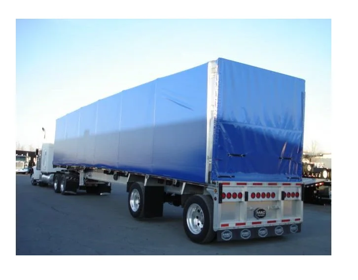 flatbed step deck trailer conestoga sliding rolling tarp system
