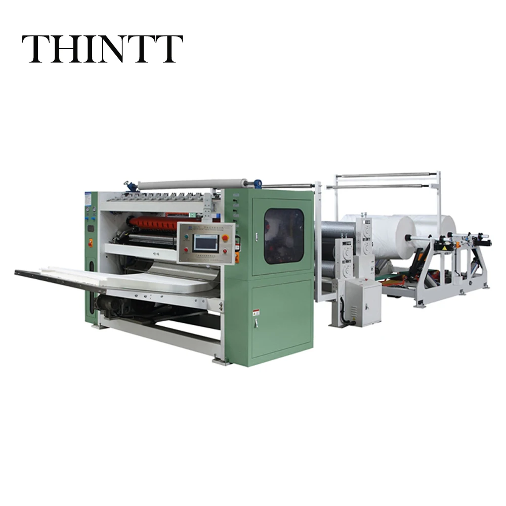 THINTT High speed 500 1000 pcs/min Facial Tissue Paper facial tissue lamination folding machine (10000008879634)