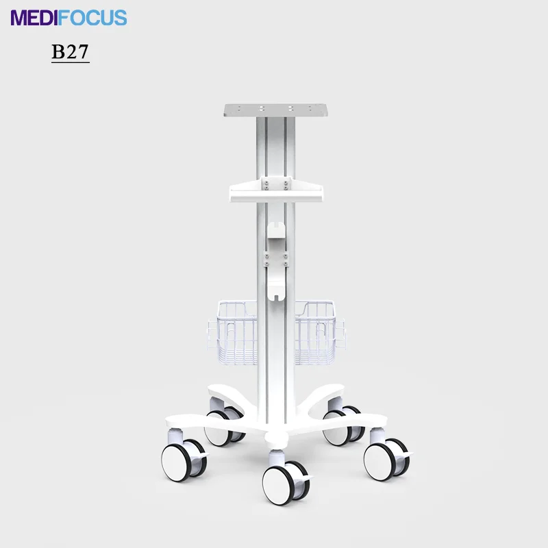 High quality light medical trolley for Mindray monitor hospital equipment
