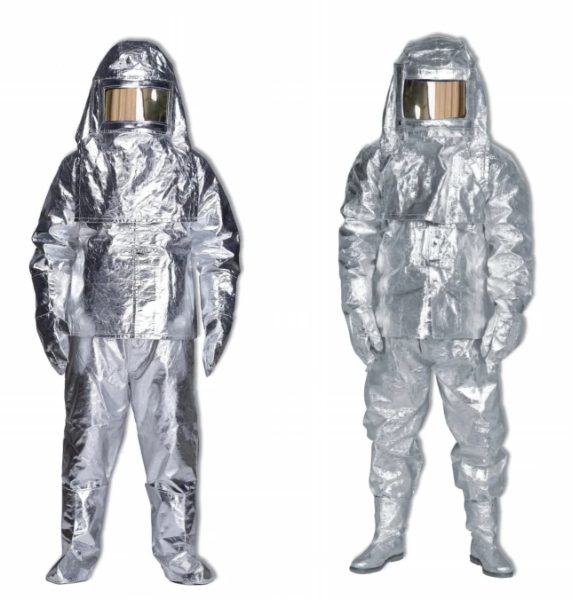 High Quality Aluminum Foil Fire Resistant Rescue Suit Firefighting Suit for Sale
