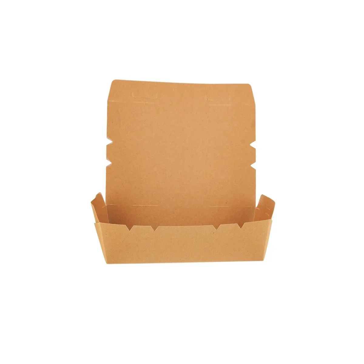 Top Quality Easy Restaurant Food Takeaway 100% Disposable Kraft Paper Lunch Boxes for Sale in Bulk from India