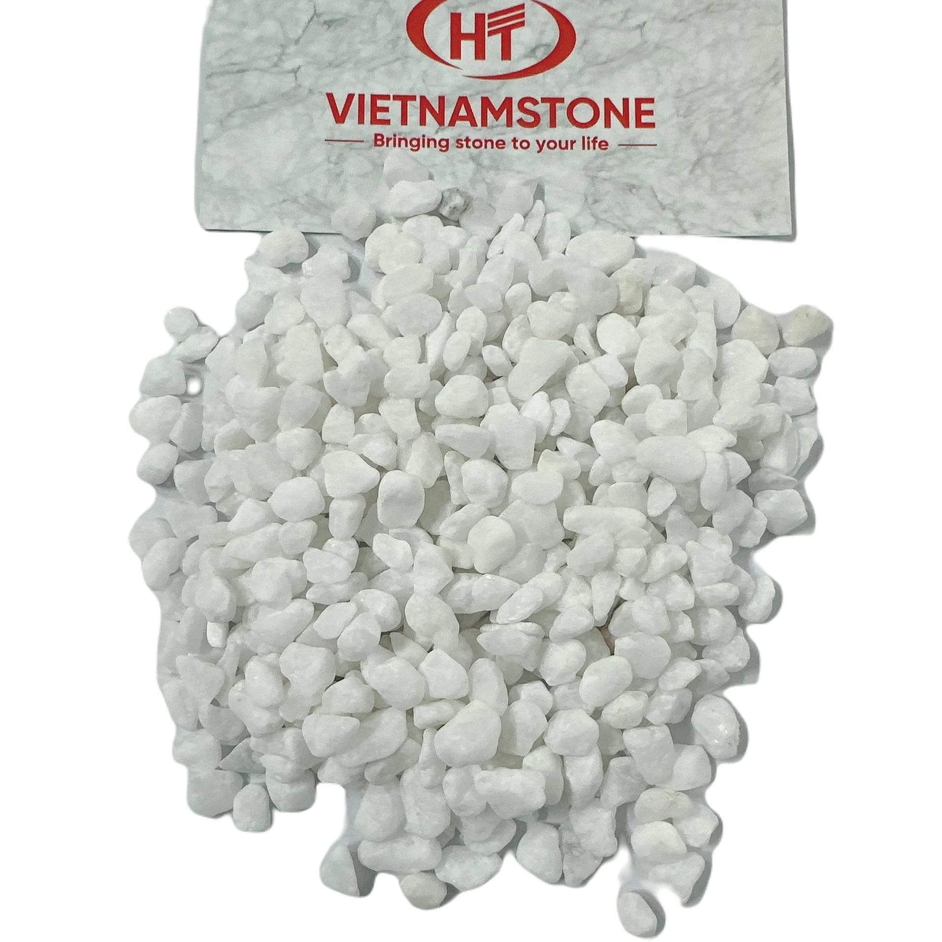 Decorative Stone Snow White Pebbles Landscaping White Rock Viet Nam Cheapest Price OEM factory