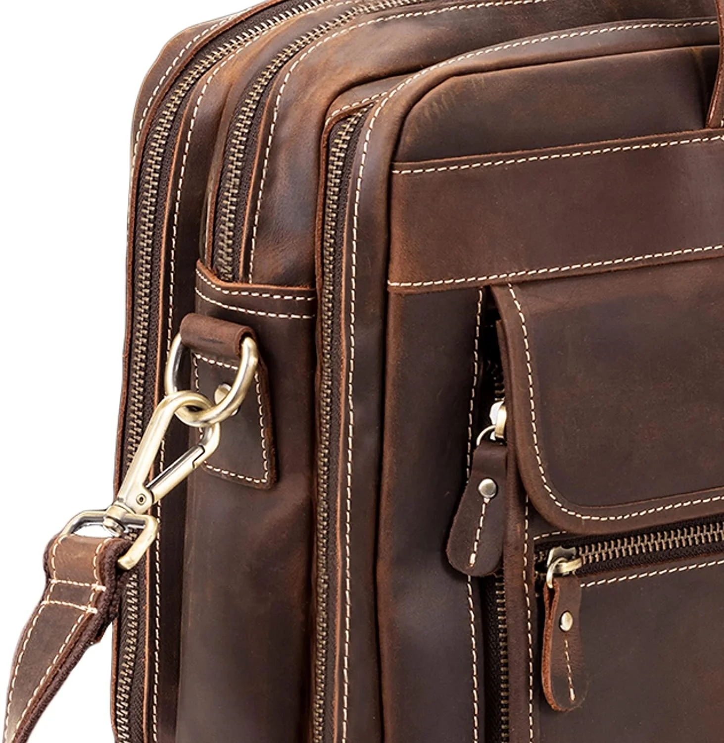 Full Grain Leather Briefcase For Men Handcrafted Leather Laptop Bag For Men/Custom design leather laptop bag