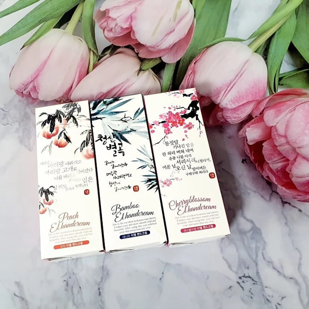 Best Selling Hands & Feet Care Products EL HANDCREAM- BAMBOO Nourish Your Hands and Nails Portable Cosmetics