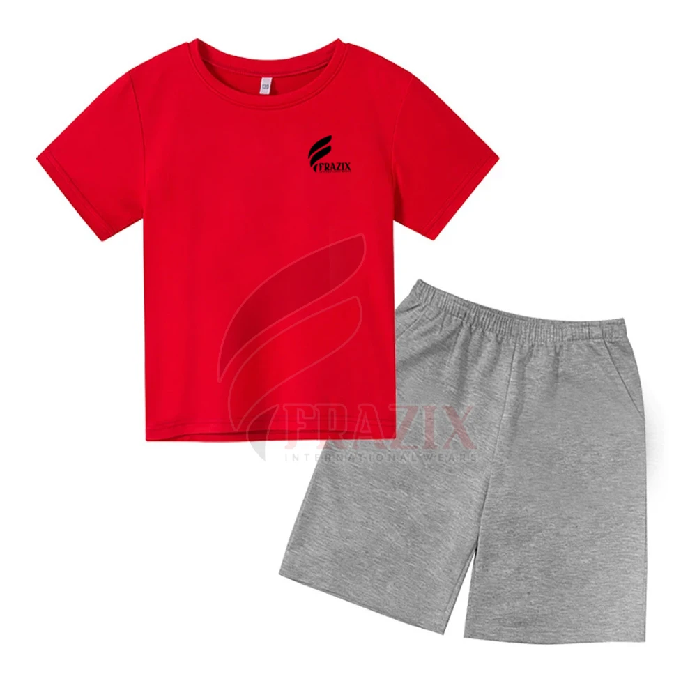 Летние повседневные комплекты детской одежды дизайнерская детская одежда футболка и брюки комплект из двух предметов для новорожденных мальчиков