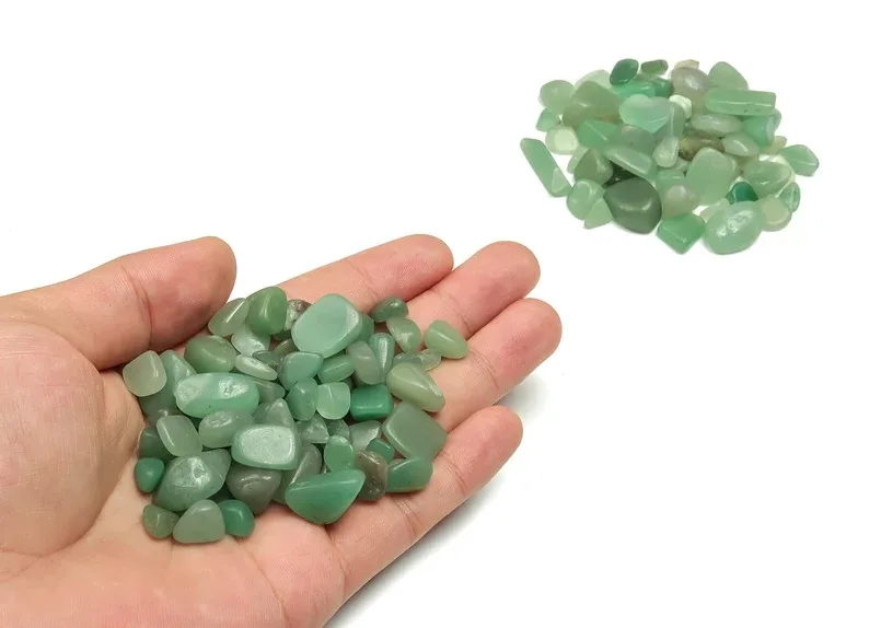 Wholesale Natural Green Aventurine 5mm-14mm Crystal Stone Chips Dust Raw Rough Stone For Vastu Correction Reiki Healing Stones