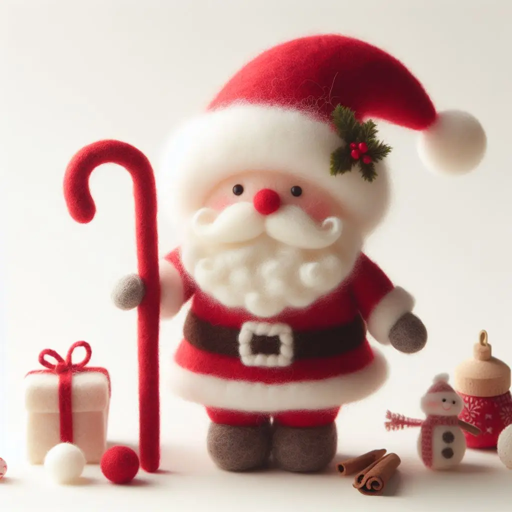 Eco-Friendly Mini Santa Claus Figurines: Adorable, Small, and Perfect for Christmas Decorations