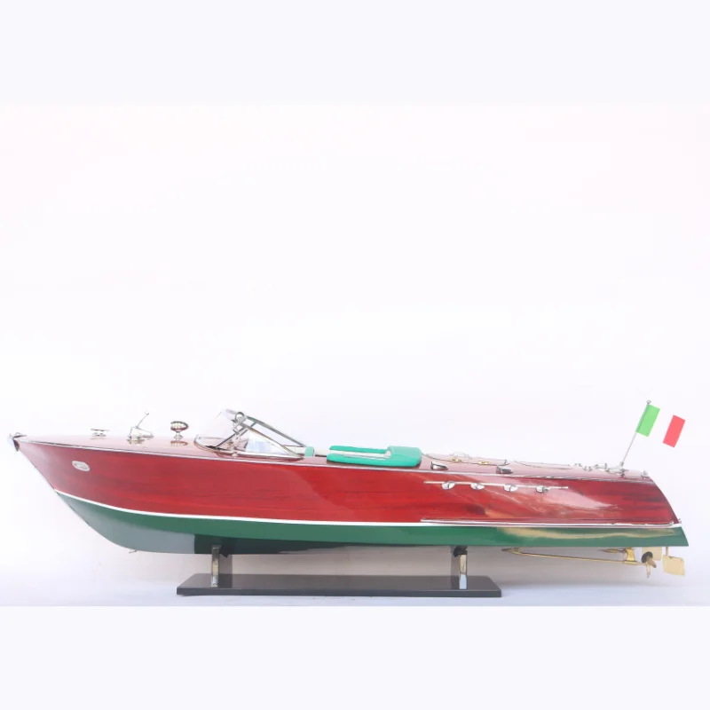 Gia Nhien Manufacturer Custom Design Riva Ariston (dark blue) WOODEN MODEL BOAT - HIGH QUALITY WOOD SHIP MODEL - HANDICRAFT