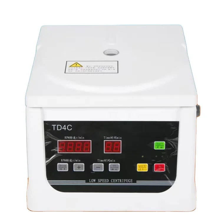 Portable 4000 Rpm Low Speed Blood Seperation PRP Therapy Centrifuge Machine 15ml