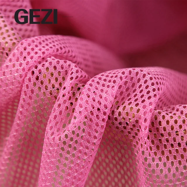 elastic stretch stiff 3d mattress plaid sheer spandex 100% nylon polyester knitted knit diamond foam spandex mesh net fabric