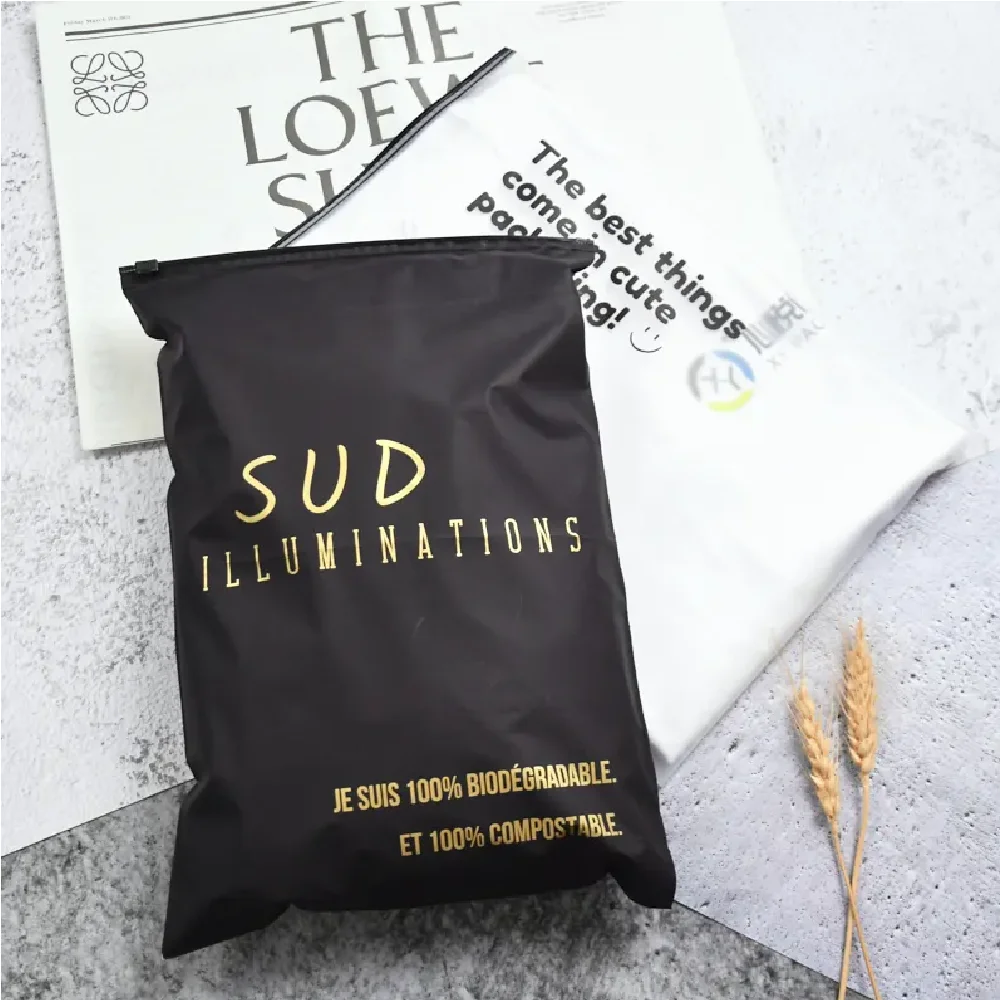 Plastic Zipper Bag New Design Logo Frosted Phone Case Pe Clothing Packing Bags Accessories Clear Plastic Zip Lock Pouch Zipper B