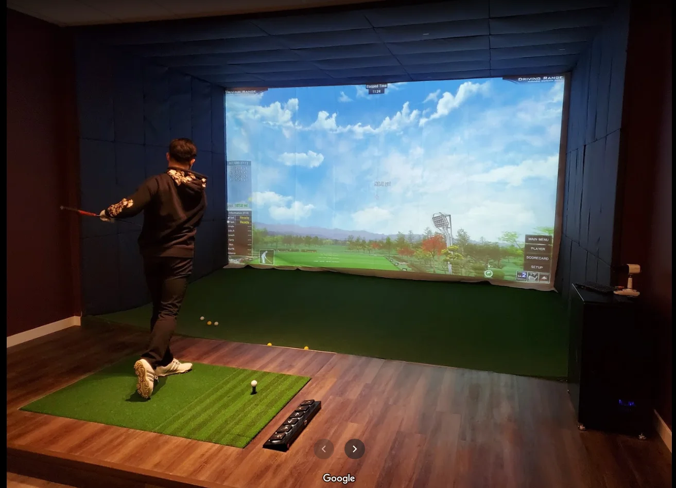 3D Full HD Hanaro Vision Plus WS (Screen Golf Simulator) best selling for adults for women for men new model