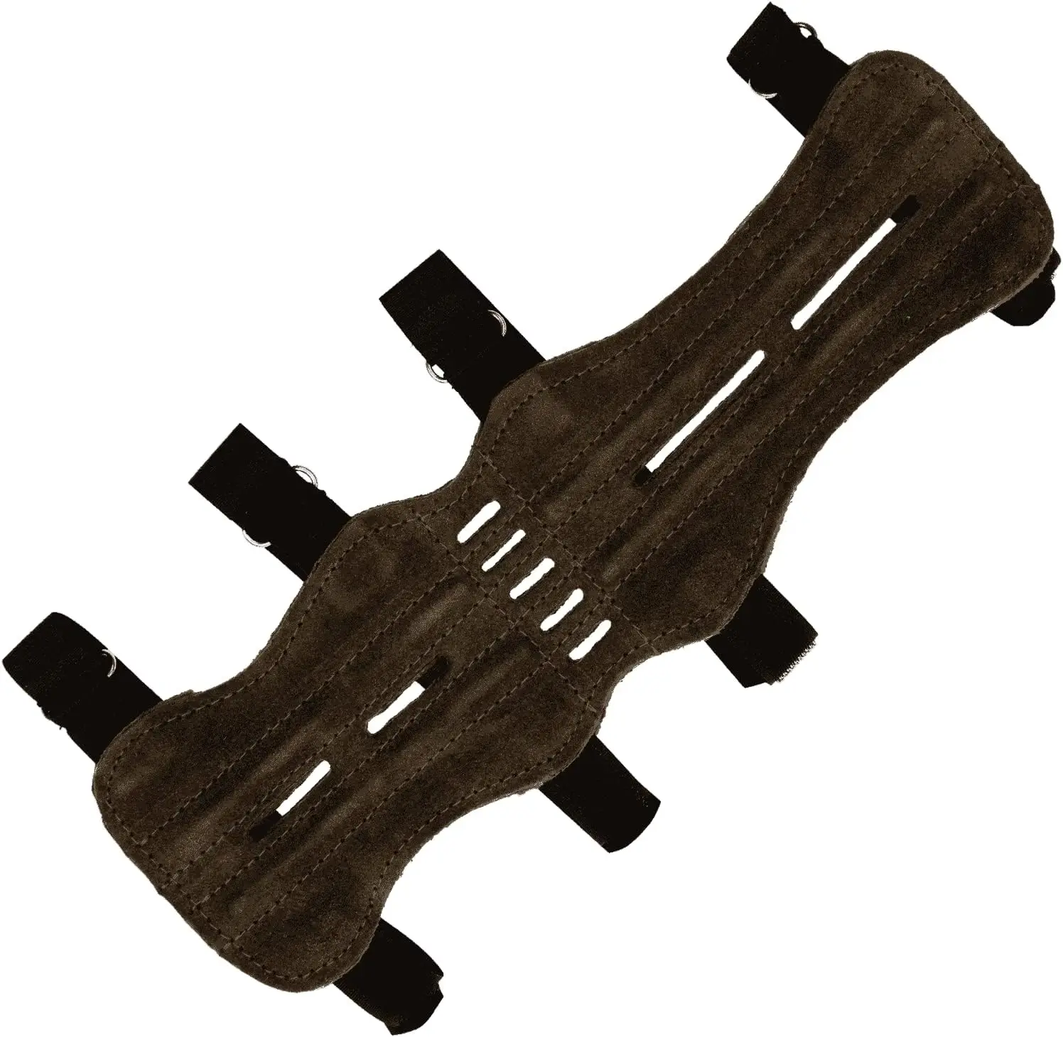 Imra Impex Adjustable Cow Suede Leather Archery Arm Guard Reinforced Protection and Flexible Design for Shooting Bows Arrows