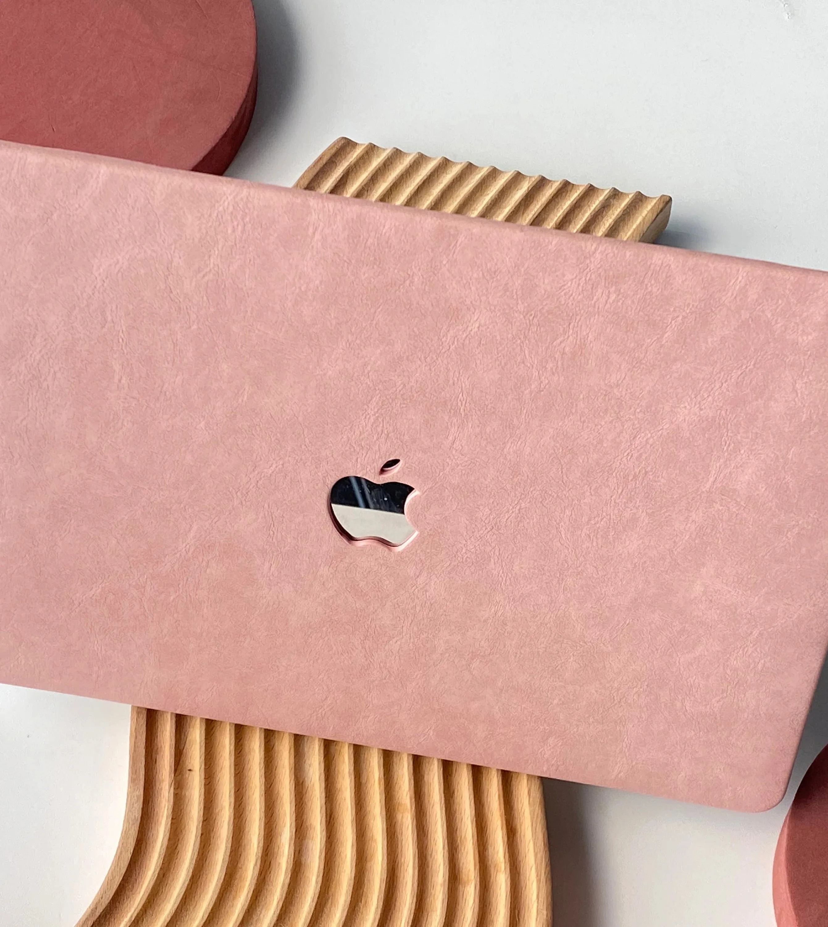 Pink Leather Unique Hard Case Cover for MacBook Pro 13 Case MacBook Air 13 Case Macbook Pro 13 14 16 15 Air 13 12 inch Laptop